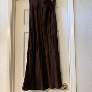 Quince 100% washable silk Maxi Skirt, S